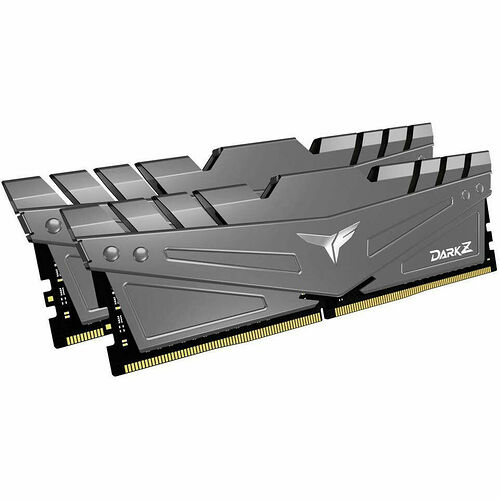 DDR4 T-FORCE Dark Z Gris - 16 Go (2 x 8 Go) 3600 MHz - CAS 18