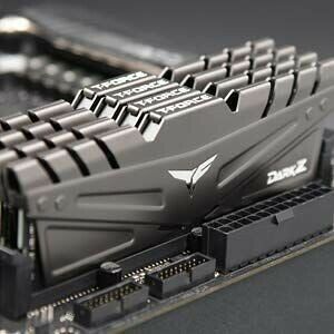 DDR4 T-FORCE Dark Z Gris - 16 Go (2 x 8 Go) 3600 MHz - CAS 18