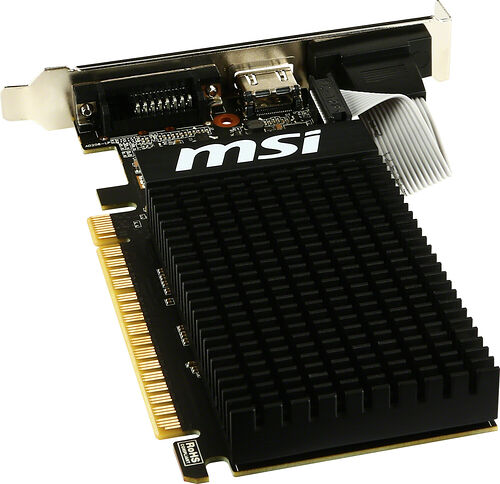 MSI GeForce GT 710 1GD3H LP (1 Go)