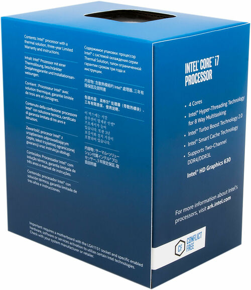 Intel Core i7-7700 (3.6 GHz)