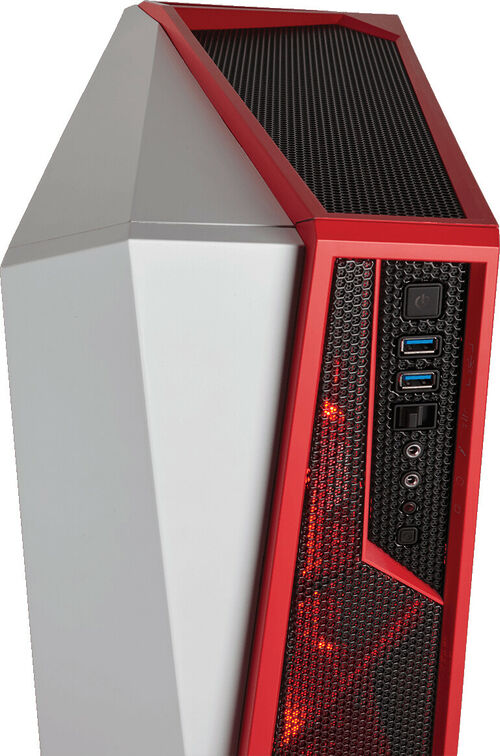 Corsair Carbide SPEC-ALPHA, Blanc/Rouge