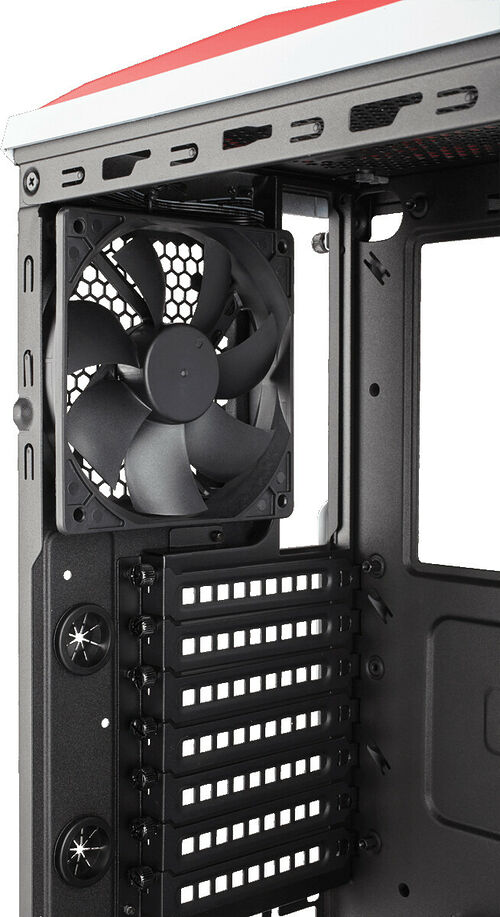 Corsair Carbide SPEC-ALPHA, Blanc/Rouge