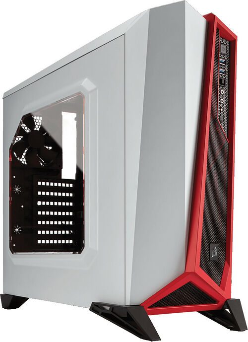 Corsair Carbide SPEC-ALPHA, Blanc/Rouge