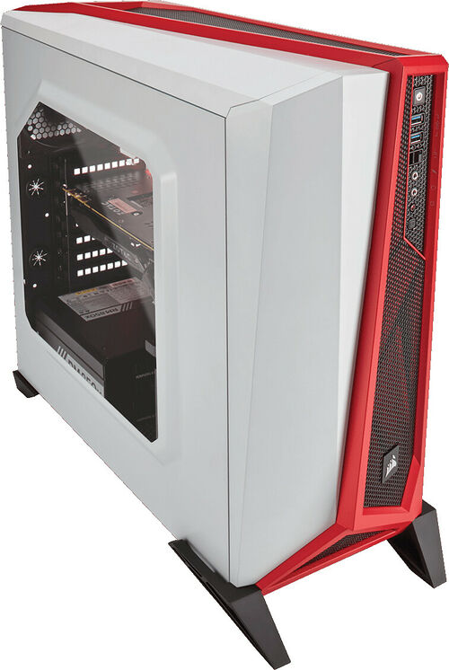 Corsair Carbide SPEC-ALPHA, Blanc/Rouge