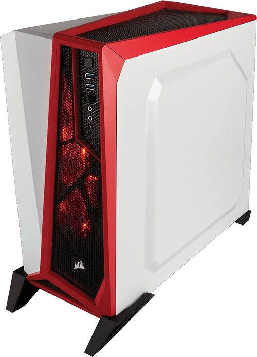Corsair Carbide SPEC-ALPHA, Blanc/Rouge