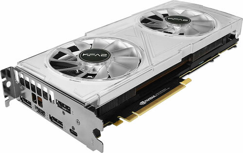 KFA2 GeForce RTX 2080 Ti Dual White (1-Click OC), 11 Go