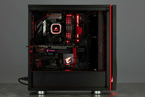 Corsair Carbide SPEC-06 Tempered Glass - Noir