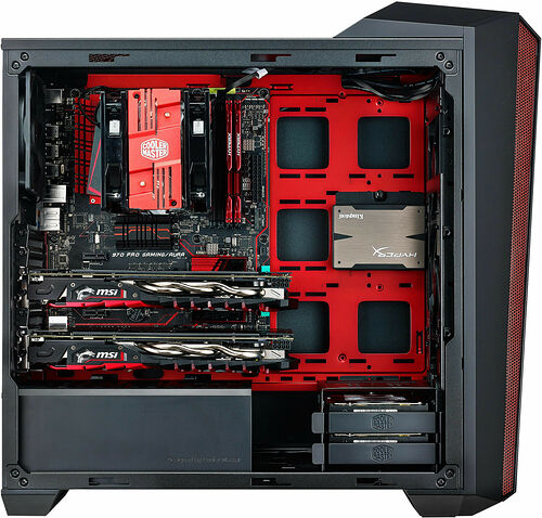 Cooler Master MasterBox 5t, Noir/Rouge