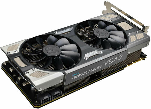 EVGA GeForce GTX 1070 Ti FTW ULTRA SILENT GAMING ACX 3.0, 8 Go