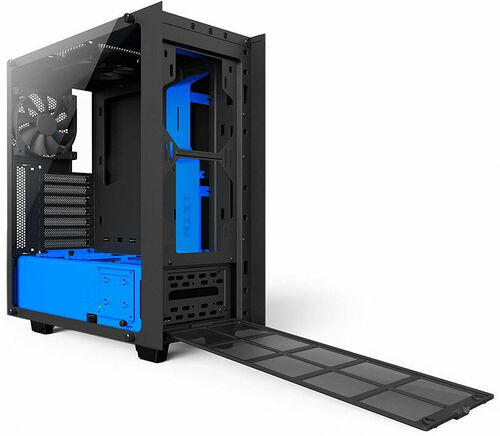 NZXT S340 Elite, Noir/Bleu