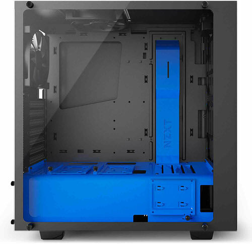 NZXT S340 Elite, Noir/Bleu