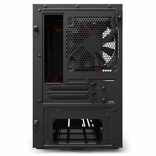 NZXT H210 - Noir mat/Rouge