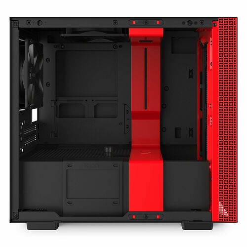 NZXT H210 - Noir mat/Rouge