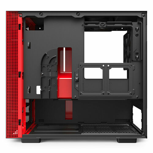 NZXT H210 - Noir mat/Rouge