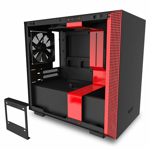 NZXT H210 - Noir mat/Rouge