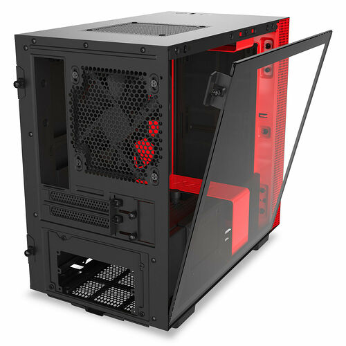 NZXT H210 - Noir mat/Rouge