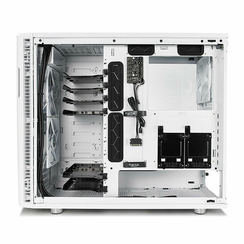 Fractal Design Define R6 USB-C Tempered Glass - Blanc