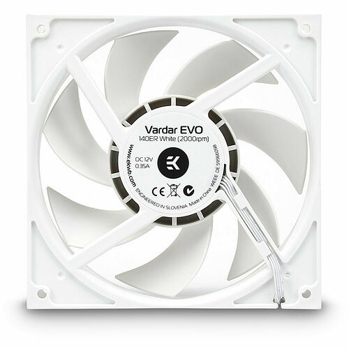 EKWB EK-Vardar EVO 140ER BB -140 mm - Blanc