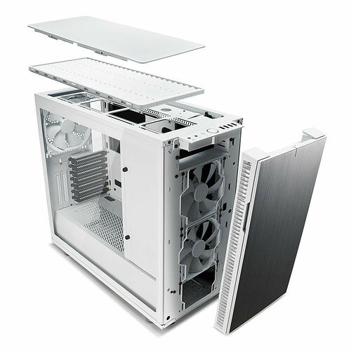 Fractal Design Define R6 Tempered Glass - Blanc