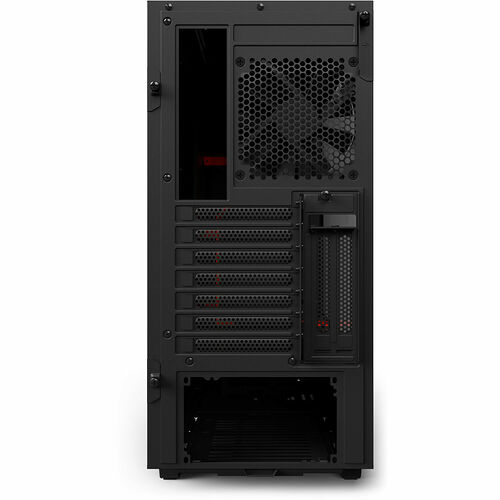 NZXT H500i, Noir mat/Rouge