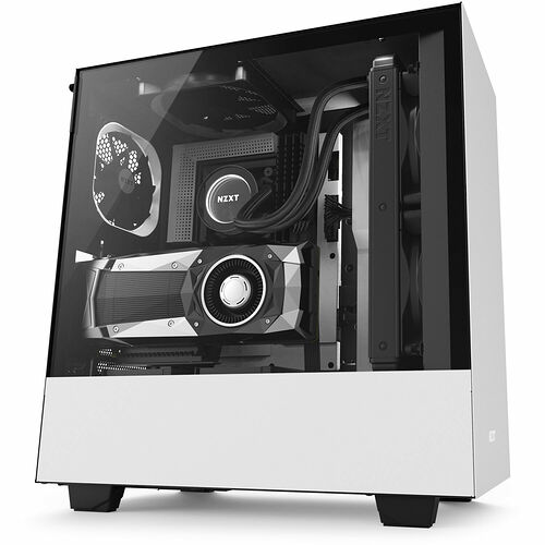 NZXT H500i, Blanc mat/Noir