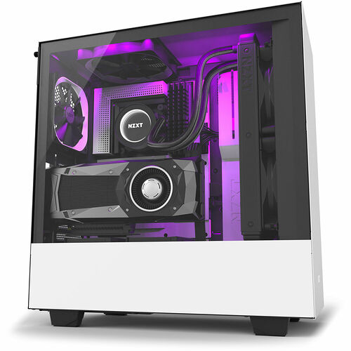 NZXT H500i, Blanc mat/Noir