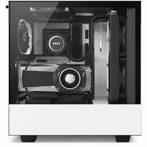 NZXT H500i, Blanc mat/Noir