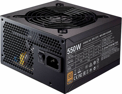 Cooler Master MasterBox Lite 5 RGB + Alimentation 550W + Watercooling ML120