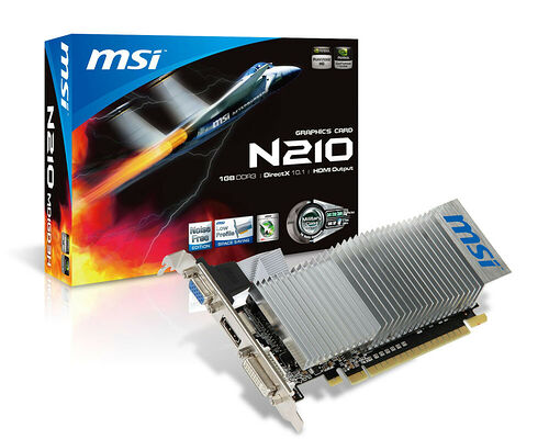 MSI GeForce 210, 1 Go