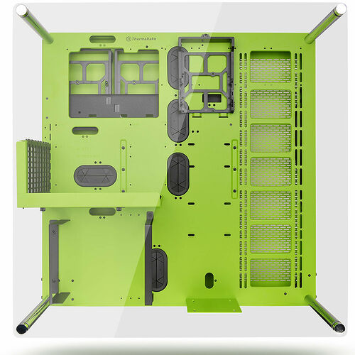 Thermaltake Core P5 Green Edition, Vert