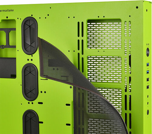 Thermaltake Core P5 Green Edition, Vert