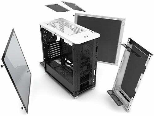 Phanteks Eclipse P400S (Silent Edition) Tempered Glass - Glacier White