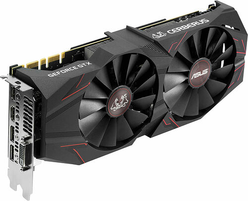 Asus Cerberus GeForce GTX 1070 Ti, 8 Go
