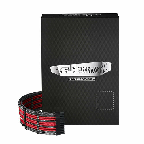CableMod PRO ModMesh C-Series RMi & RMx - Carbone / Rouge