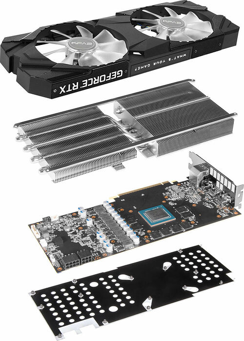 KFA2 GeForce RTX 2070 EX (1-Click OC), 8 Go