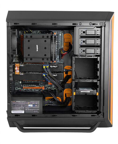 Be Quiet ! Silent Base 800, Noir/Orange - Version fenêtre