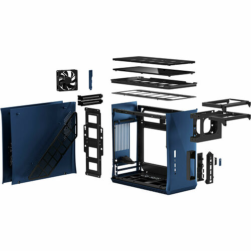 Fractal Design ERA ITX - Bleu Cobalt