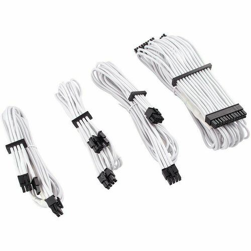 Kit de câbles Corsair Starter gainés, Blanc