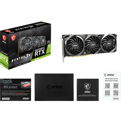 MSI GeForce RTX 3060 VENTUS 3X OC (LHR)
