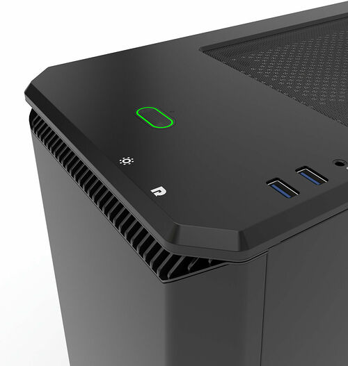 Phanteks Eclipse P400 Tempered Glass - Satin Black