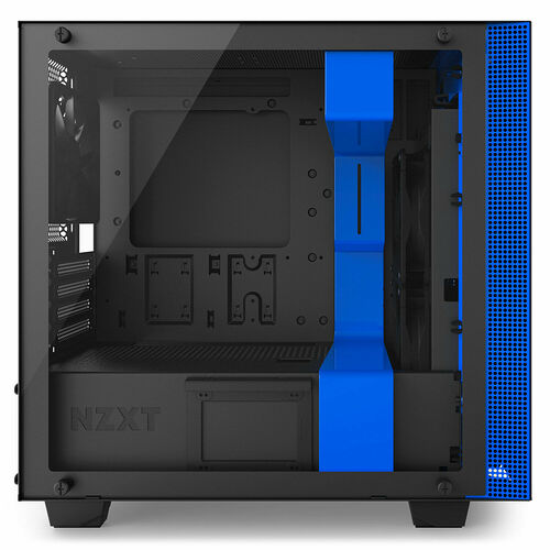 NZXT H400i, Noir mat/Bleu