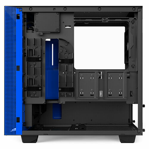 NZXT H400i, Noir mat/Bleu
