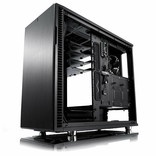 Fractal Design Define R6 Tempered Glass Blackout - Noir