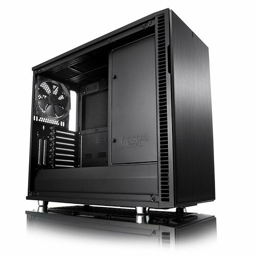 Fractal Design Define R6 Tempered Glass Blackout - Noir