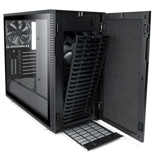 Fractal Design Define R6 Tempered Glass Blackout - Noir