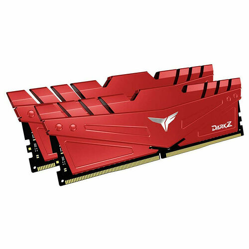 DDR4 T-FORCE Dark Z Rouge - 32 Go (2 x 16 Go) 3600 MHz - CAS 18