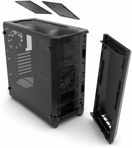 Phanteks Eclipse P400S (Silent Edition) Tempered Glass - Satin Black