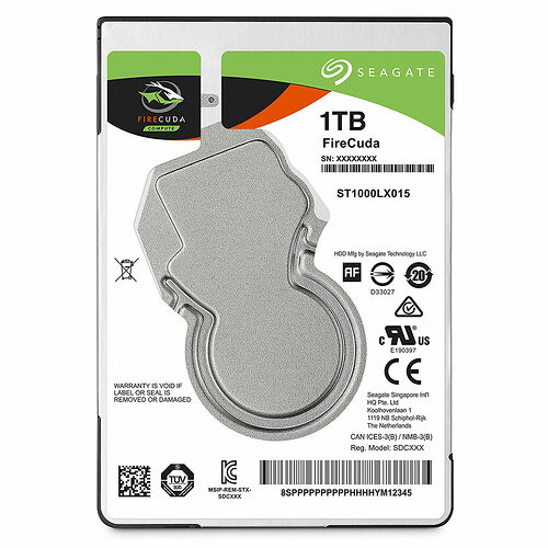 Seagate FireCuda 2.5" 1 To