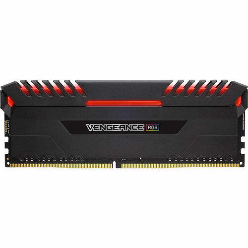 DDR4 Corsair Vengeance RGB, Noir, 16 Go (2 x 8 Go), 3000 MHz, CAS 16