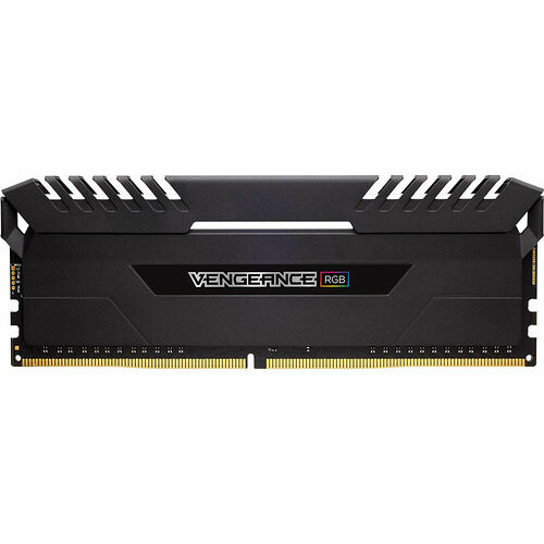 DDR4 Corsair Vengeance RGB, Noir, 16 Go (2 x 8 Go), 3000 MHz, CAS 16